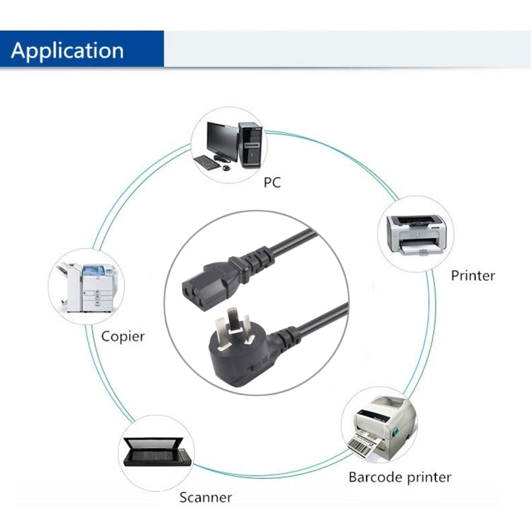 AU Plug Computer PC Power Cord 3 Pin Cable, Length:5m(Black) - Power Cord by PMC TechLife | Online Shopping South Africa | PMC TechLife | Buy Now Pay Later Mobicred