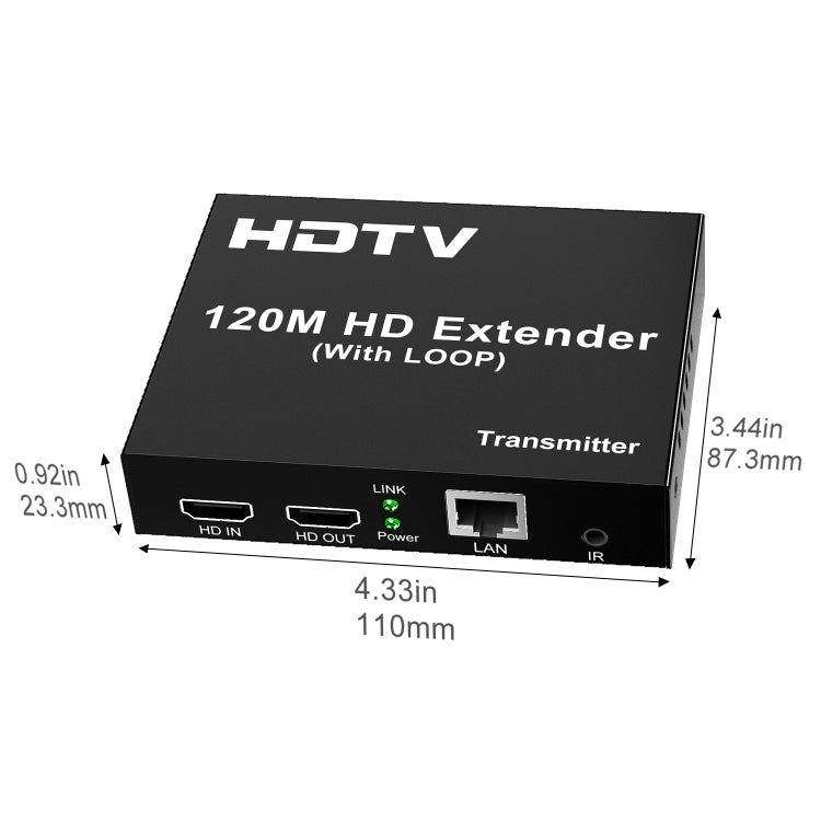 120m HDTV Network Extender(US Plug) - Amplifier by PMC TechLife | Online Shopping South Africa | PMC TechLife | Buy Now Pay Later Mobicred