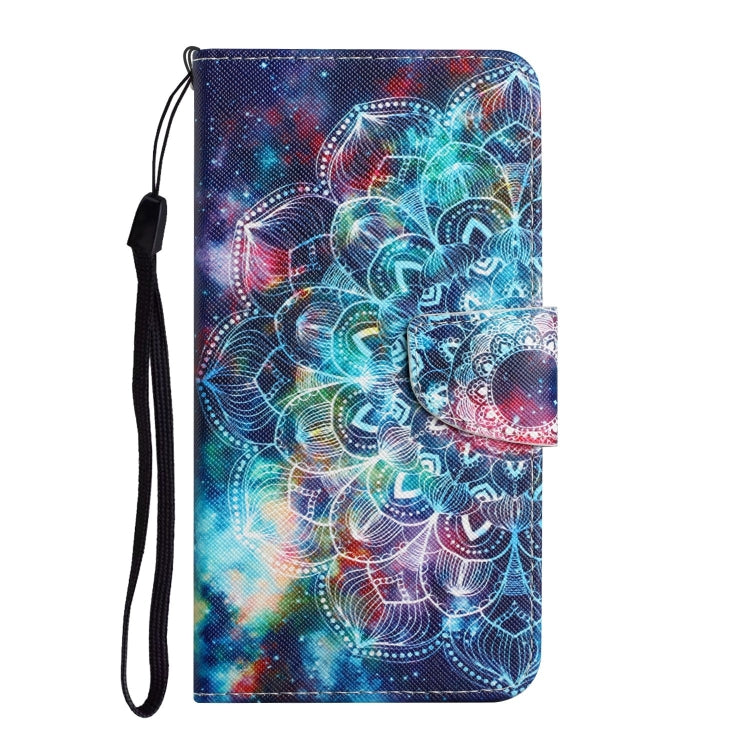 For Samsung Galaxy S25 Ultra 5G Colored Drawing Pattern Leather Phone Case(Star Mandala) - Galaxy S25 Ultra 5G Cases by PMC Jewellery | Online Shopping South Africa | PMC Jewellery | Buy Now Pay Later Mobicred