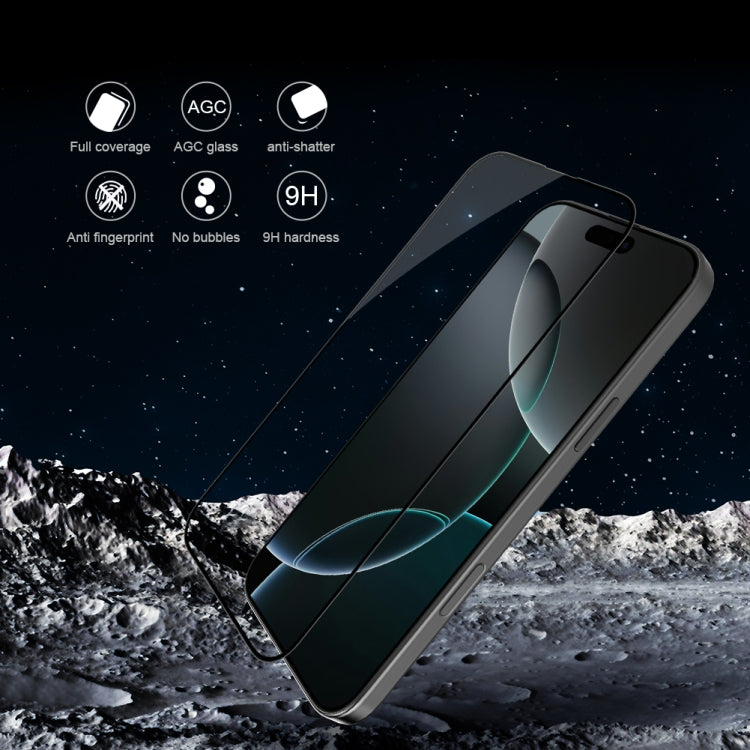 For iPhone 16 Pro Max NILLKIN 3D CP+MAX Anti-Explosion Full Coverage Tempered Glass Film - free shipping - PMC Jewellery - Order now!