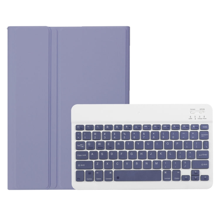 For Honor Pad X9 / X8 Pro 11.5 AH15 Ultra-thin Detachable Bluetooth Keyboard Leather Tablet Case(Lavender White) - Others Keyboard by PMC Jewellery | Online Shopping South Africa | PMC Jewellery | Buy Now Pay Later Mobicred