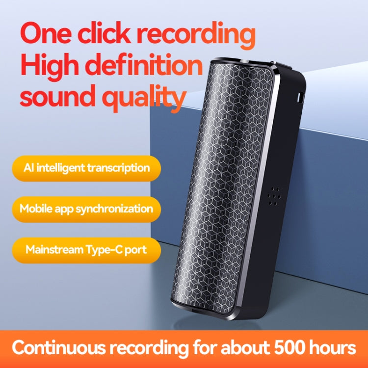 Q70A Magnetic Noise Reduction Voice Recording Pen Support APP Control, Memory:128GB(Black) - Recording Pen by PMC TechLife | Online Shopping South Africa | PMC TechLife | Buy Now Pay Later Mobicred