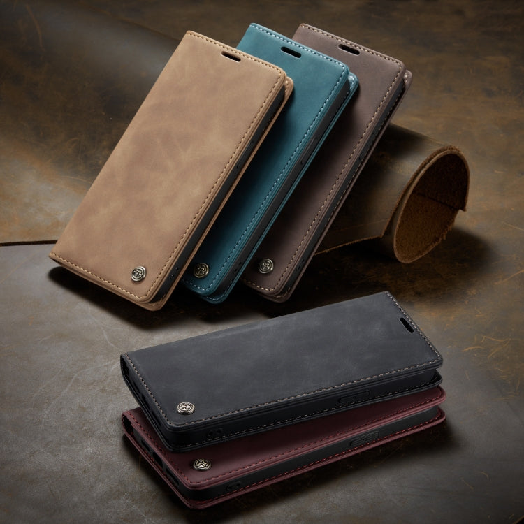 For OnePlus Nord CaseMe-013 Multifunctional Retro Frosted Horizontal Flip Leather Case with Card Slot & Holder & Wallet(Coffee) - OnePlus Cases by CaseMe | Online Shopping South Africa | PMC Jewellery | Buy Now Pay Later Mobicred