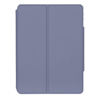 For iPad Pro 11 2024 L13-B 360 Rotation Acrylic Transparent Bluetooth Keyboard Leather Case(Purple) - For iPad Pro by PMC Jewellery | Online Shopping South Africa | PMC Jewellery | Buy Now Pay Later Mobicred