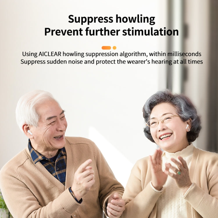 Bluetooth 5.3 In-ear AI Smart Recognition Hearing Aid(White) - free shipping - PMC Jewellery - Order now!