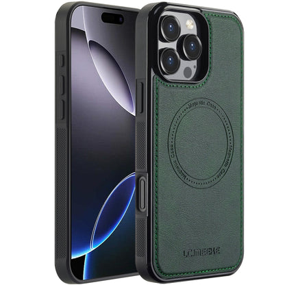 For iPhone 16 Pro LC.IMEEKE Magsafe Phone Case(Green) - iPhone 16 Pro Cases by LC.IMEEKE | Online Shopping South Africa | PMC Jewellery | Buy Now Pay Later Mobicred