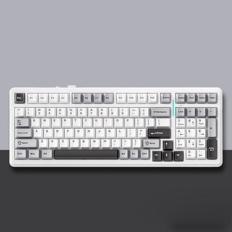 AULA F99 99 Keys Wired/2.4G/Bluetooth Three Model Customized RGB Mechanical Keyboard(Dark Night Kingdom) - free shipping - PMC TechLife - Order now!