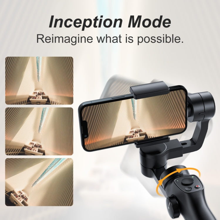 FUNSNAP Capture 2s Smart 3-Axis Handheld Gimbal Phone Live Stabilizer, Basic Version(Black) - free shipping - PMC TechLife - Order now!