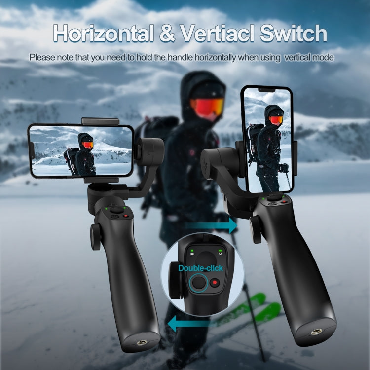 FUNSNAP Capture 2s Smart 3-Axis Handheld Gimbal Phone Live Stabilizer, Basic Version(Black) - free shipping - PMC TechLife - Order now!