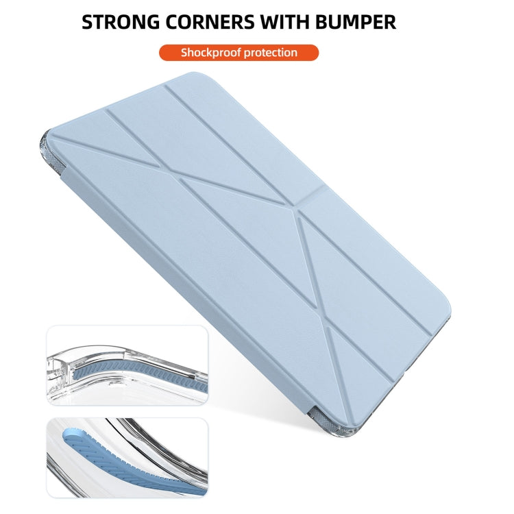 For iPad Pro 11 2024 mutural Y-Shape Deformation Leather Tablet Case(Pink) - free shipping - PMc TechLife - Order now!