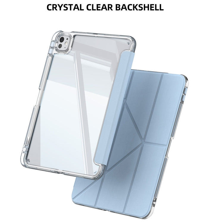 For iPad Pro 11 2024 mutural Y-Shape Deformation Leather Tablet Case(Pink) - free shipping - PMc TechLife - Order now!