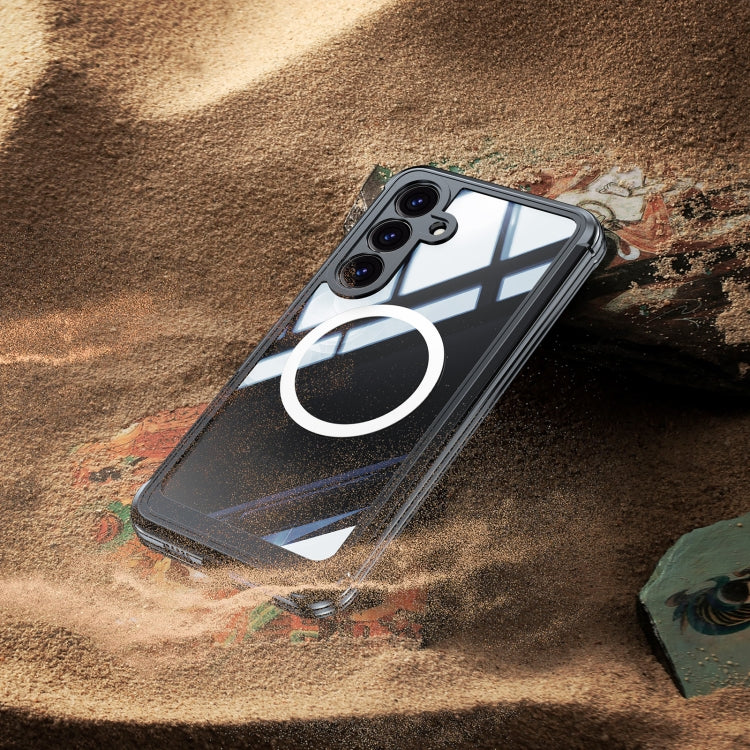 For Samsung Galaxy S25 Ultra 5G RedPepper Tempered Glass MagSafe Phone Case(Black) - Galaxy S25 Ultra 5G Cases by RedPepper | Online Shopping South Africa | PMC Jewellery | Buy Now Pay Later Mobicred