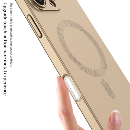 For iPhone 16 Plus GKK MagSafe Full Coverage Phone Case(Gold) - iPhone 16 Plus Cases by GKK | Online Shopping South Africa | PMC Jewellery | Buy Now Pay Later Mobicred