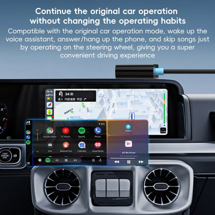 P40 CarPlay and Android Auto Car Connectivity Box Wireless Adapter(Black) - free shipping - PMC Jewellery - Order now!