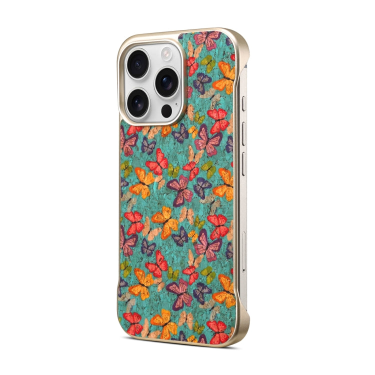 For iPhone 16 Pro Denior A18 Paint MagSafe Phone Case(Butterflies) - iPhone 16 Pro Cases by Denior | Online Shopping South Africa | PMC Jewellery | Buy Now Pay Later Mobicred