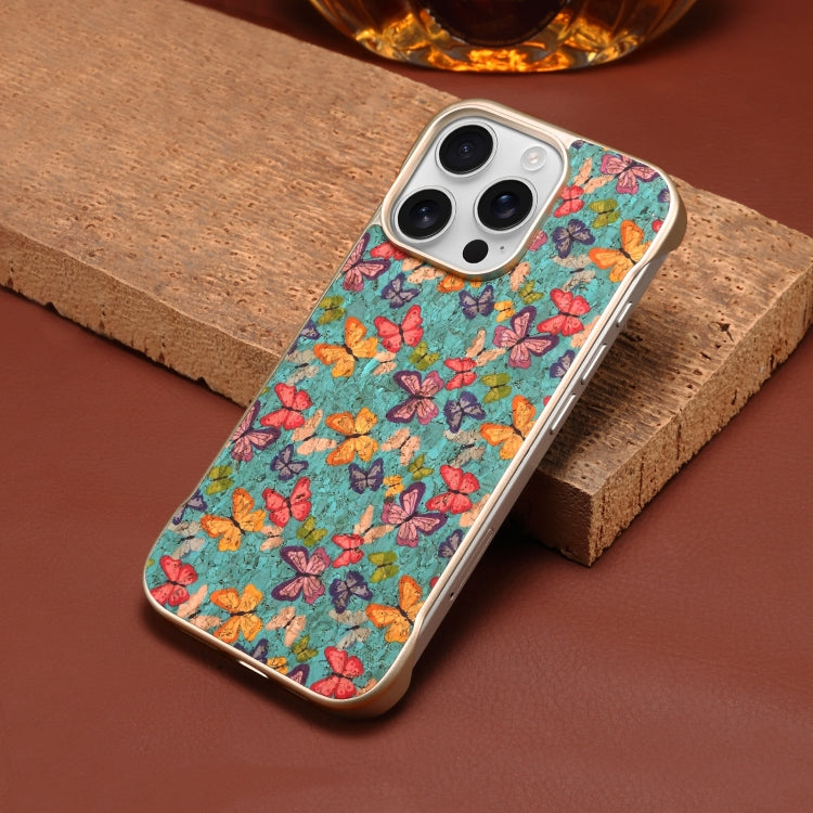 For iPhone 16 Pro Denior A18 Paint MagSafe Phone Case(Butterflies) - iPhone 16 Pro Cases by Denior | Online Shopping South Africa | PMC Jewellery | Buy Now Pay Later Mobicred