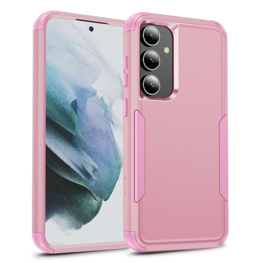 For Samsung Galaxy S25+ 5G TPU + PC Shockproof Protective Phone Case(Pink) - Galaxy S25+ 5G Cases by PMC Jewellery | Online Shopping South Africa | PMC Jewellery | Buy Now Pay Later Mobicred