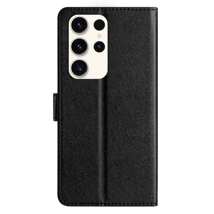 For Samsung Galaxy S25 Ultra 5G Silk Texture Horizontal Flip Leather Phone Case(Black) - free shipping - PMC Jewellery - Order now!