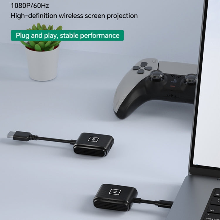 G128 1080P 60Hz Wireless HD Screen Projector Transmitter and Receiver Kit(Black) - Wireless Display Dongle by PMC TechLife | Online Shopping South Africa | PMC TechLife | Buy Now Pay Later Mobicred