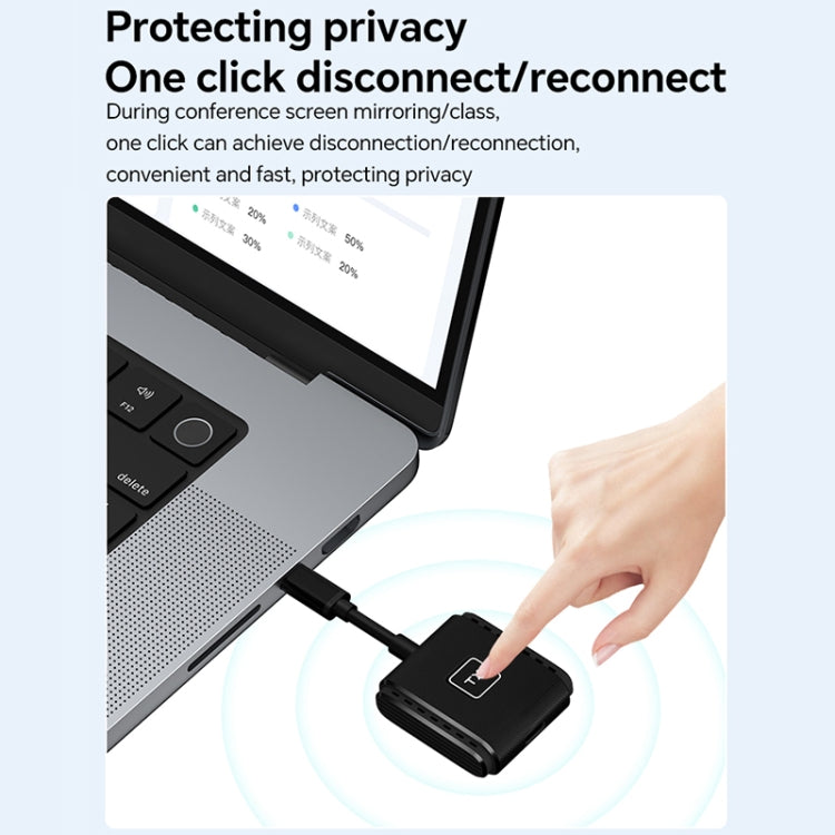 G128 1080P 60Hz Wireless HD Screen Projector Transmitter and Receiver Kit(Black) - Wireless Display Dongle by PMC TechLife | Online Shopping South Africa | PMC TechLife | Buy Now Pay Later Mobicred