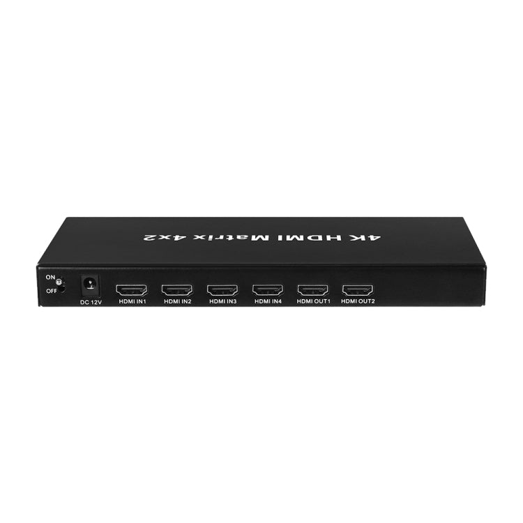 Measy MT4342 4K 30Hz 4 In 2 Out HDMI Matrix Switch Support Seamless Switching, AU Plug(Black) - free shipping - PMC TechLife - Order now!