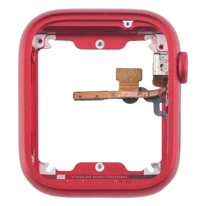 For Apple Watch Series 7 / 8 / 9 41MM GPS Aluminium Alloy Middle Frame Bezel Plate with Crown Spin Axis Flex Cable(Red) - Middle Frame by PMC Jewellery | Online Shopping South Africa | PMC Jewellery | Buy Now Pay Later Mobicred