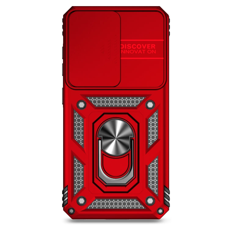 For Samsung Galaxy S25 5G Sliding Camshield Holder Phone Case(Red) - Galaxy S25 5G Cases by PMC Jewellery | Online Shopping South Africa | PMC Jewellery | Buy Now Pay Later Mobicred