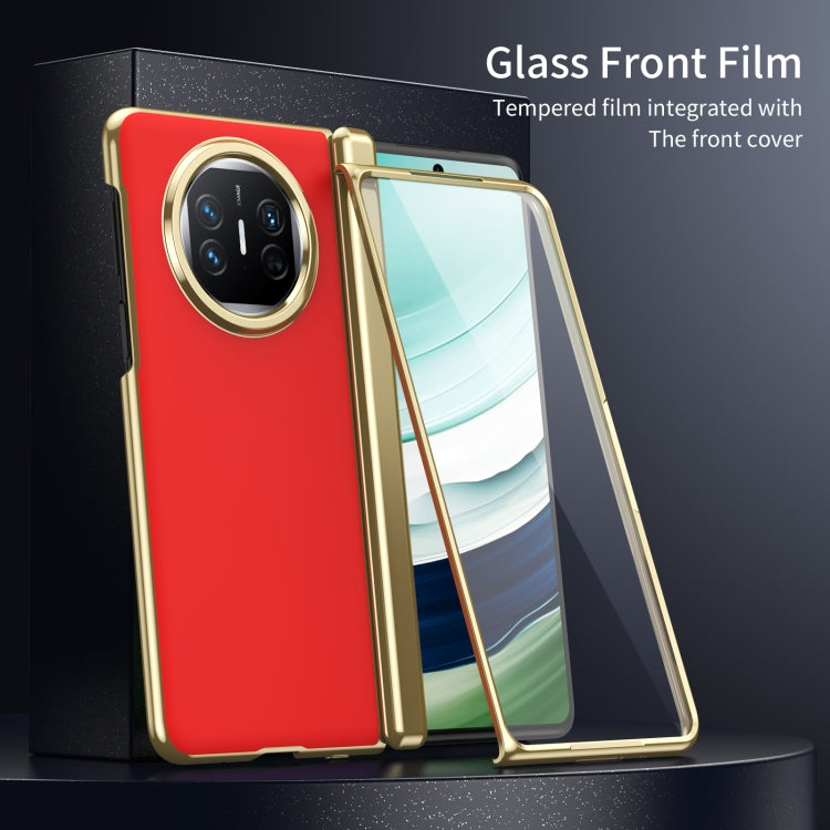 For Huawei Mate X5 Integrated AG Frosted Vacuum Plating Phone Case(Red) - Huawei Cases by PMC TechLife | Online Shopping South Africa | PMC TechLife | Buy Now Pay Later Mobicred