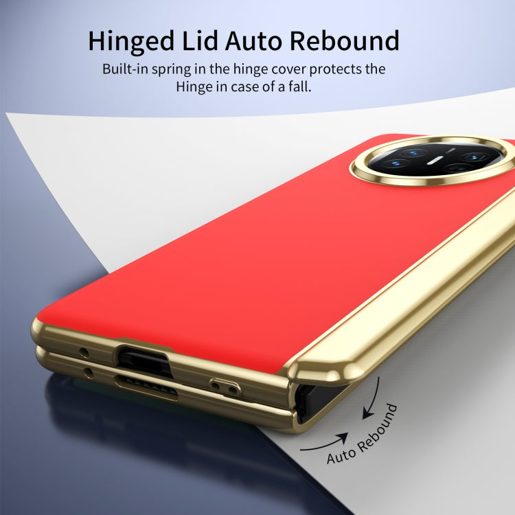 For Huawei Mate X5 Integrated AG Frosted Vacuum Plating Phone Case(Red) - Huawei Cases by PMC TechLife | Online Shopping South Africa | PMC TechLife | Buy Now Pay Later Mobicred