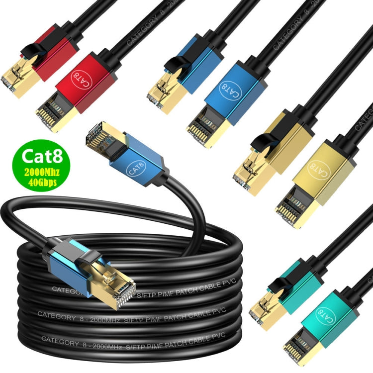 10m Home Fiber Bandwidth 10 Gigabit CAT8 Network Cable(Green) - Lan Cable and Tools by PMC TechLife | Online Shopping South Africa | PMC TechLife | Buy Now Pay Later Mobicred