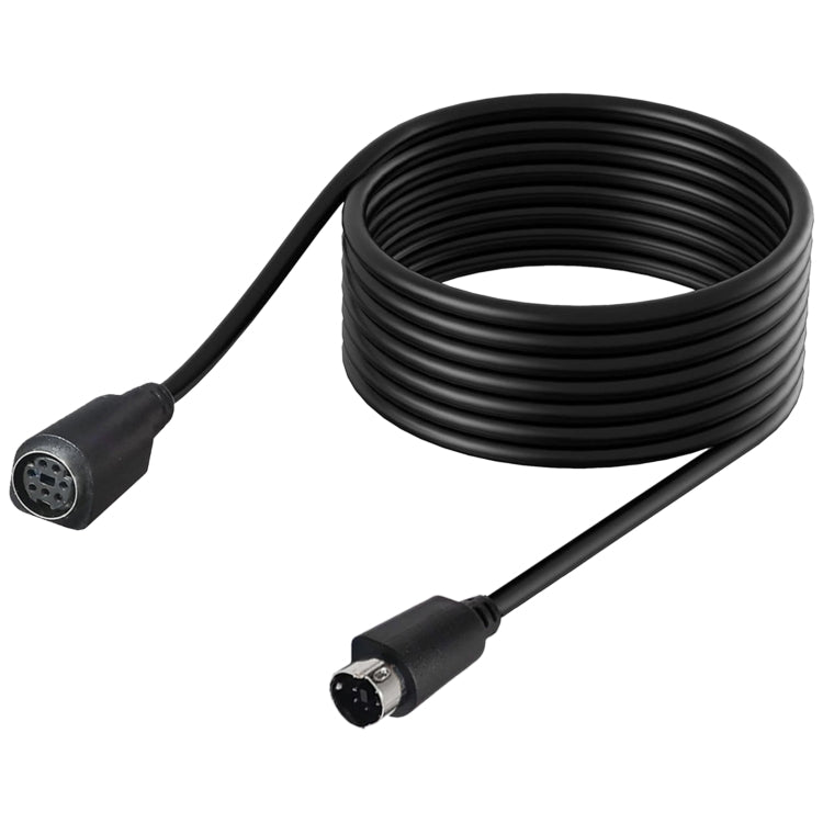 Mini DIN 7 Pin Core Audio / Video Cable, Length:3m(Male to Female Straight) - Cables by PMC TechLife | Online Shopping South Africa | PMC TechLife | Buy Now Pay Later Mobicred