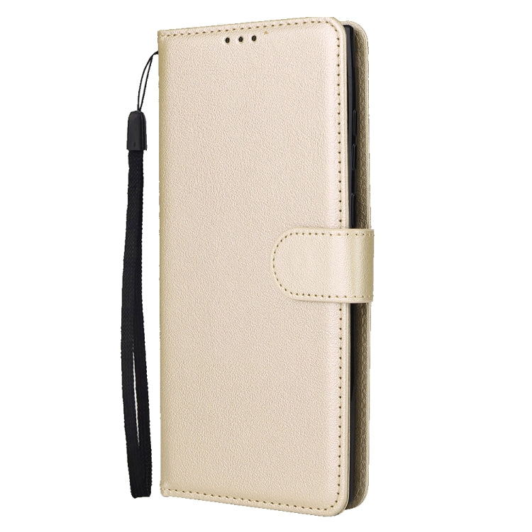 For Samsung Galaxy S25 Ultra 5G 3-Card Slots Multifunctional Leather Phone Case(Gold) - Galaxy S25 Ultra 5G Cases by PMC Jewellery | Online Shopping South Africa | PMC Jewellery | Buy Now Pay Later Mobicred