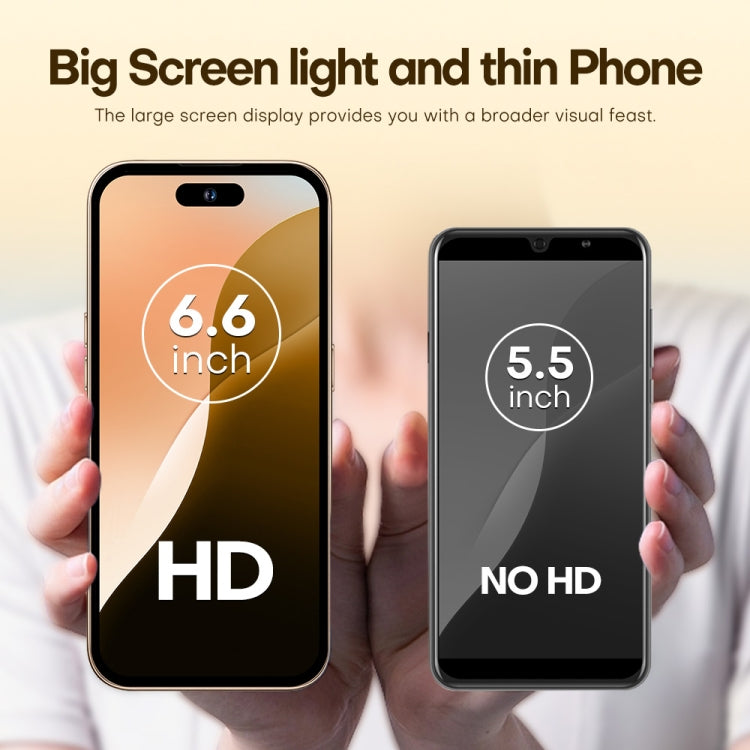U218 / i16 Pro Max, 1GB+16GB, 6.6 inch Android 8.1 MTK6580A Quad Core, OTG, Network: 3G, Dual SIM, Plug:EU Plug(Blue) - free shipping - PMc TechLife - Order now!