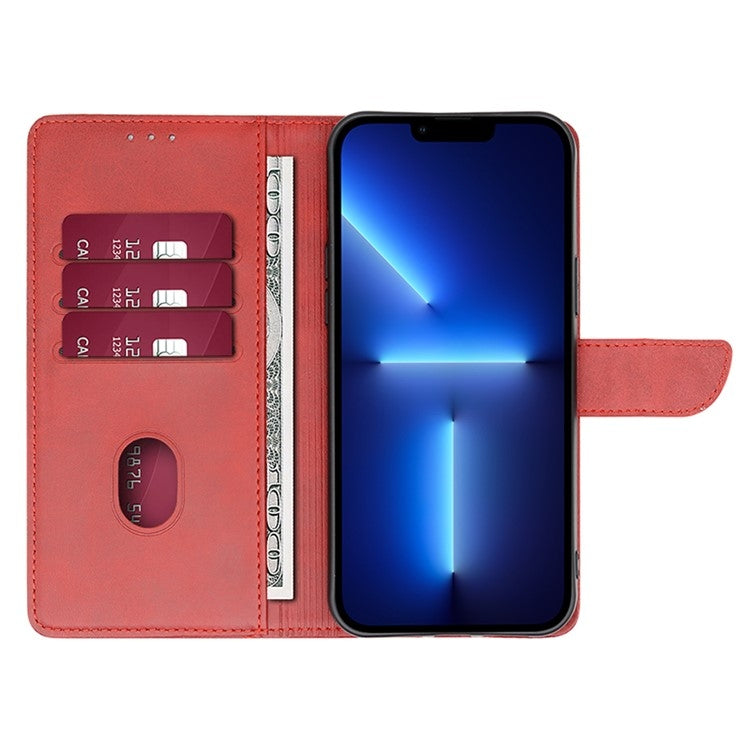 For Samsung Galaxy S25+ 5G Calf Texture Buckle Flip Leather Phone Case(Red) - Galaxy S25+ 5G Cases by PMC Jewellery | Online Shopping South Africa | PMC Jewellery | Buy Now Pay Later Mobicred