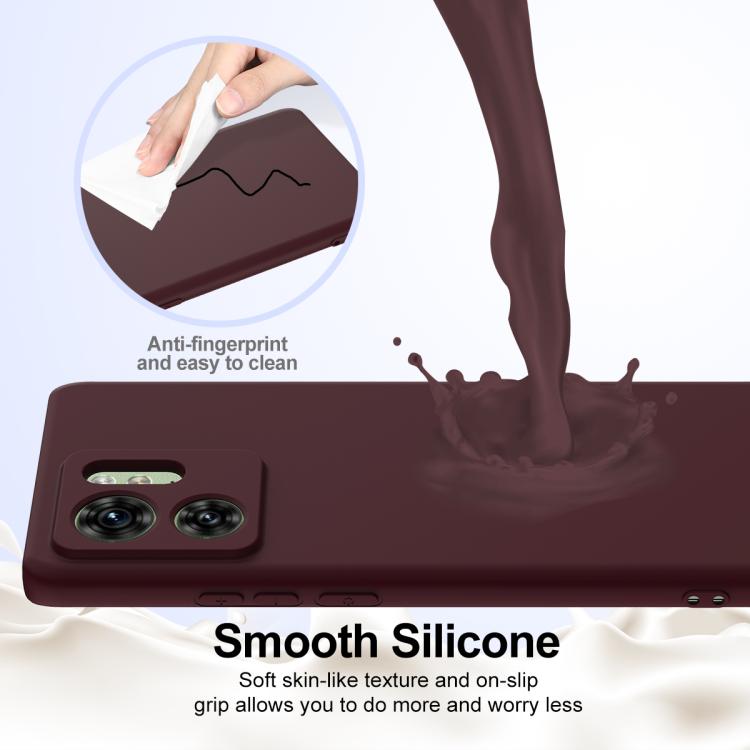 For Motorola Edge 40 Shockproof Silicone Magsafe Phone Case(Plum Color) - free shipping - PMC TechLife - Order now!