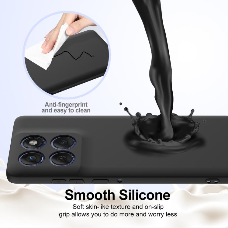 For Motorola Edge 60 Pro Shockproof Silicone Magsafe Phone Case(Black) - free shipping - PMC TechLife - Order now!