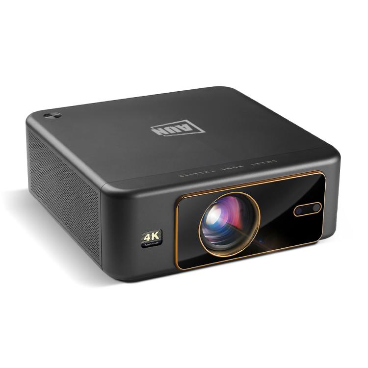 AUN U002 1920x1080P 970ANSI Android 12 Home Theater Smart Projector, EU Plug(Dark Grey) - LED Projector by AUN | Online Shopping South Africa | PMc TechLife | Buy Now Pay Later Mobicred