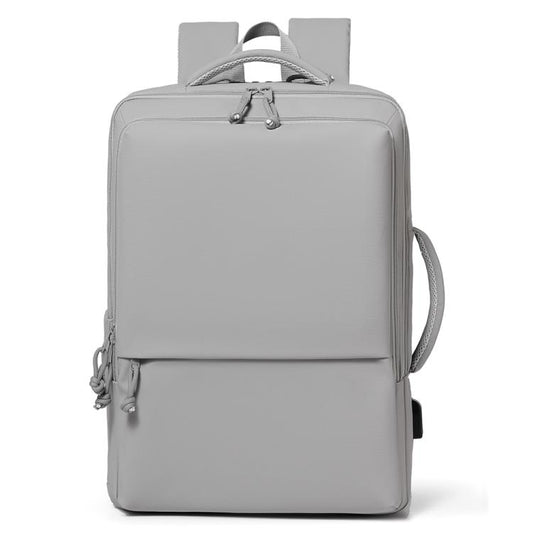 P960 Large Capacity Water Resistant Fashionable Backpack(Grey) - Backpack by PMC Jewellery | Online Shopping South Africa | PMC Jewellery | Buy Now Pay Later Mobicred