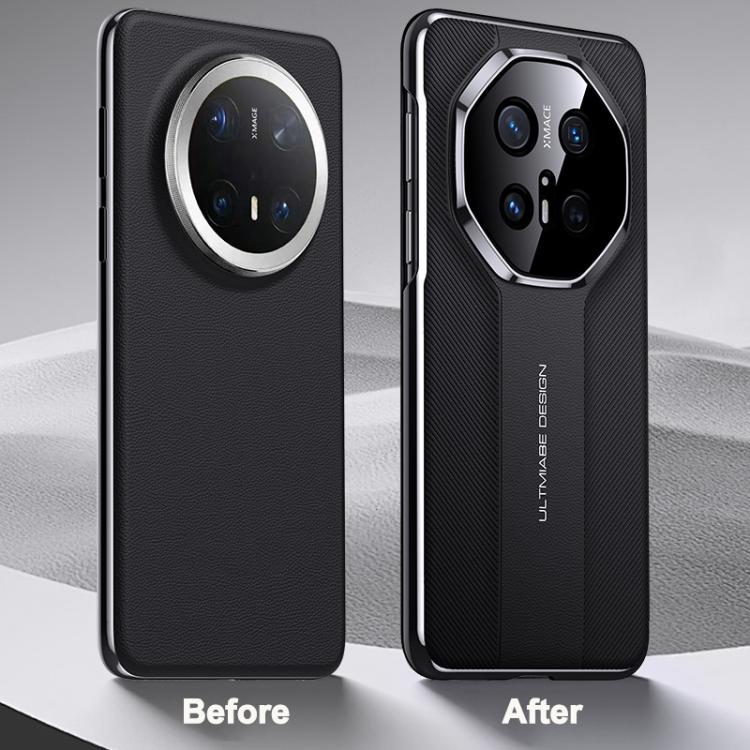 For Huawei Pura 70 Pro Smart View Window Imitation Ultimate Design Phone Case(Black) - Huawei Cases by PMC TechLife | Online Shopping South Africa | PMC TechLife | Buy Now Pay Later Mobicred