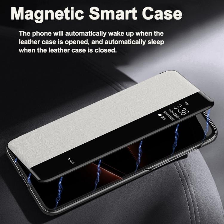 For Huawei Mate 70 RS Ultimate Smart View Window Imitation Ultimate Design Phone Case(Red) - Huawei Cases by PMC TechLife | Online Shopping South Africa | PMC TechLife | Buy Now Pay Later Mobicred