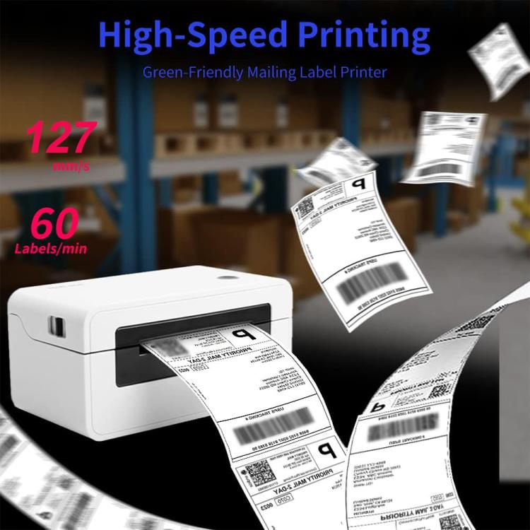HPRT N41 Bluetooth Version Express Electronic Waybill Printer, Plug:EU Plug(White) - free shipping - PMC TechLife - Order now!