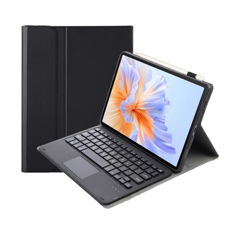 For Honor Pad V9 AH27-A Ultra-thin Detachable Bluetooth Keyboard Leather Tablet Case with Touchpad(Black) - Huawei Keyboard by PMC TechLife | Online Shopping South Africa | PMC TechLife | Buy Now Pay Later Mobicred