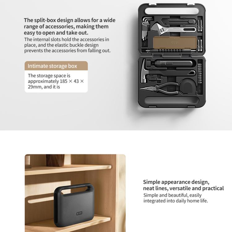 Xiaomi Mijia Power Tool Combination Set(Black) - free shipping - PMC TechLife - Order now!