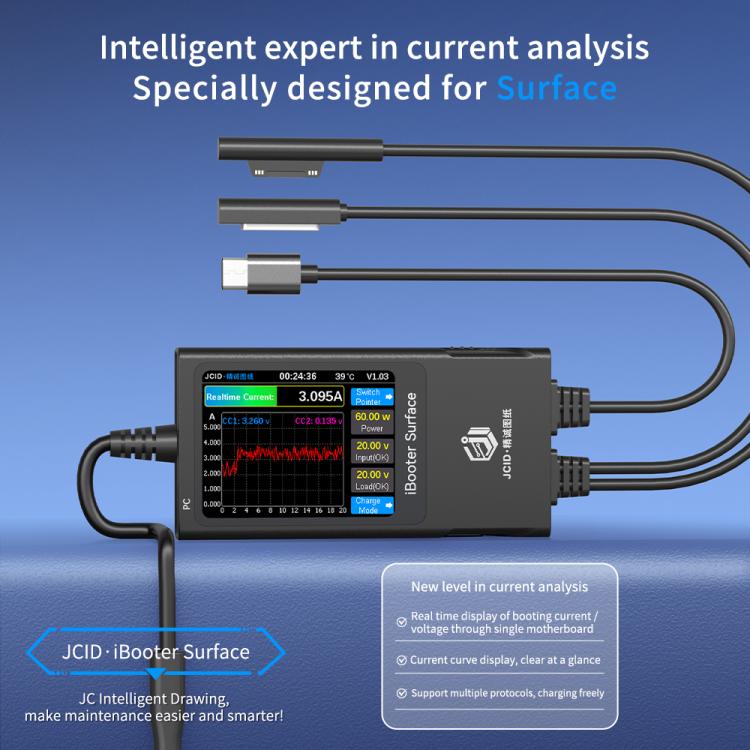 JCID iBooter Surface Current Analyzer for Surface Series - free shipping - PMC TechLife - Order now!