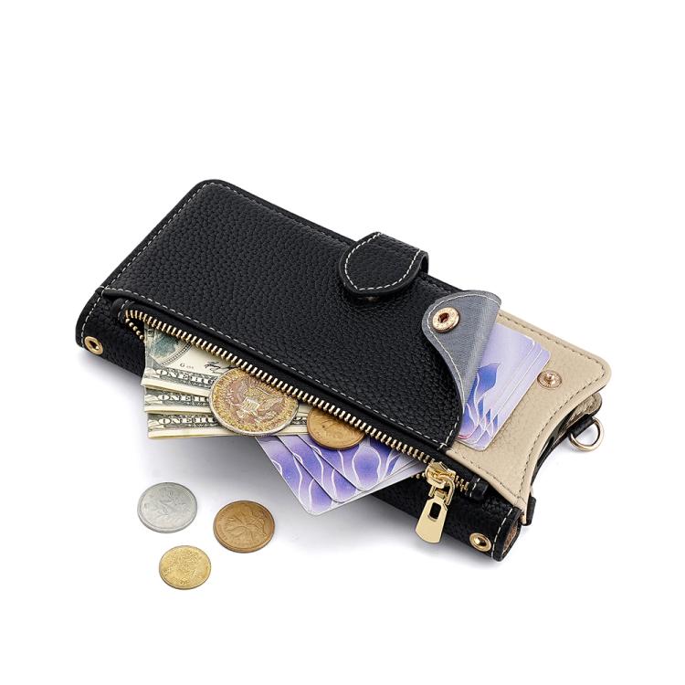 For OnePlus Ace 3 Pro Crossbody Chain Fishtail Litchi Leather Phone Case(Black) - OnePlus Cases by PMC TechLife | Online Shopping South Africa | PMC TechLife | Buy Now Pay Later Mobicred