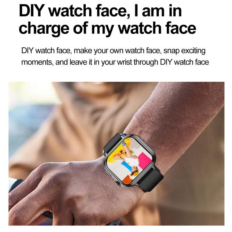 TK17 1.91 inch Horizontal Screen Silicone Strap Smart Watch Supports ECG Electrocardiogram(Pink) - free shipping - PMC TechLife - Order now!
