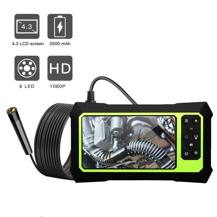 5.5mm 1080P IP68 Waterproof 4.3 inch Screen Single Camera Digital Endoscope, Line Length:5m -  by PMC Jewellery | Online Shopping South Africa | PMC Jewellery | Buy Now Pay Later Mobicred