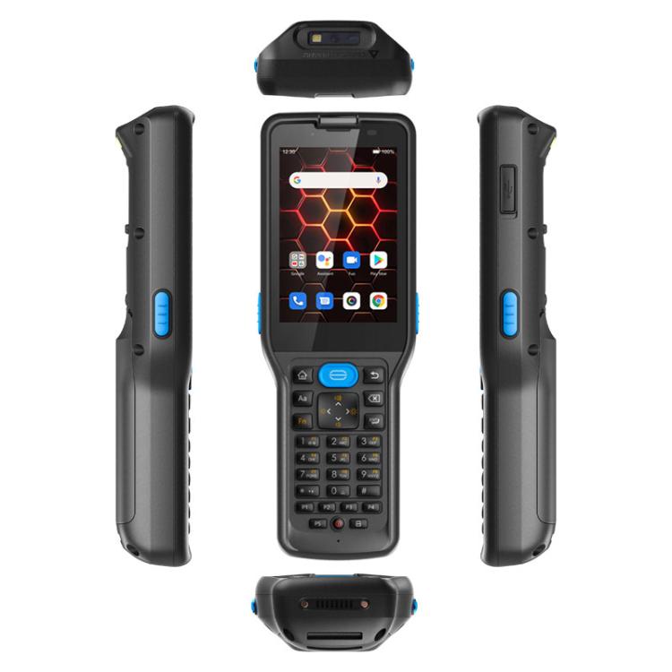 UNIWA V350 Handheld Rugged 2D Barcode Scanner, 4GB+64GB, 3.5 inch Android 12 Mediatek MT6761 Quad Core, T9 Keyboard, NFC, Network: 4G, Plug:AU Plug(Black) - free shipping - PMc TechLife - Order now!