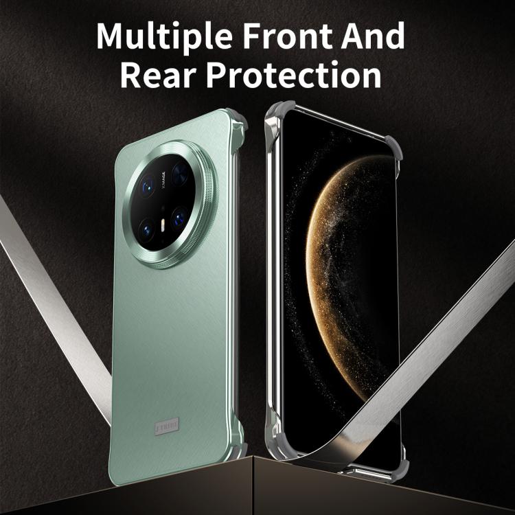 For Huawei Mate 60 Pro+ Micro Frosted Metal Phone Case(Green) - Huawei Cases by PMC TechLife | Online Shopping South Africa | PMC TechLife | Buy Now Pay Later Mobicred