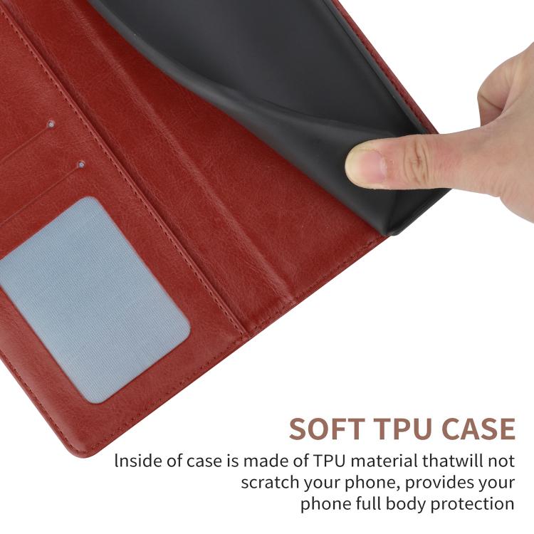 For Infinix Hot 60 Pro+ 4G Y-shaped Pattern Flip Leather Phone Case(Brown) - free shipping - PMC TechLife - Order now!